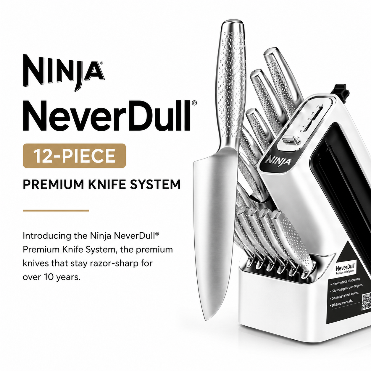Ninja NeverDull® 12-Piece Premium Knife System