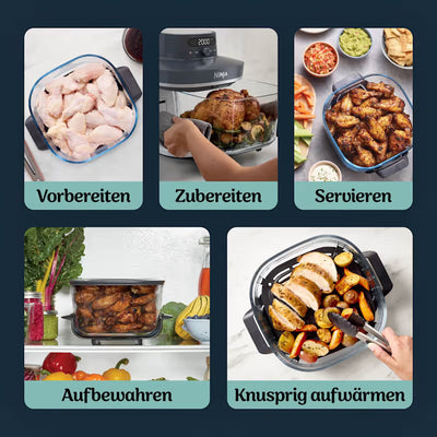 Ninja CRISPi PRO 7-in-1 Glass Air Fryer