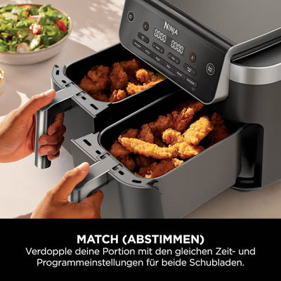 Ninja DualZone 7.6L Air Fryer with 2 Drawers