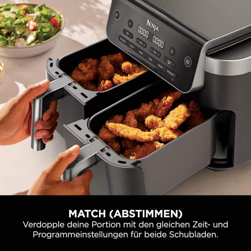 Ninja DualZone 7.6L Air Fryer with 2 Drawers