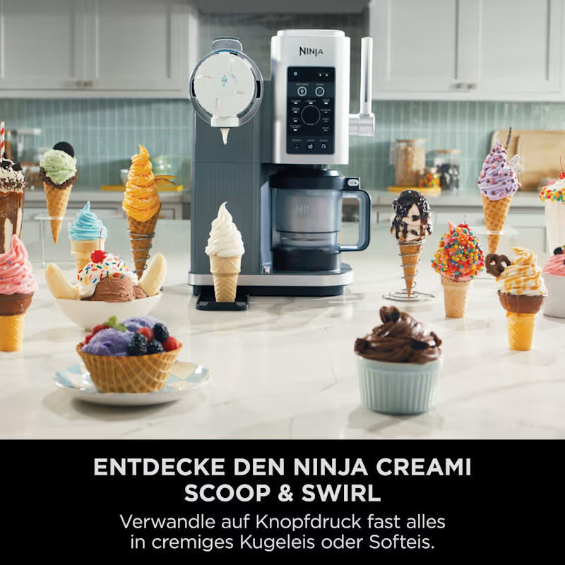 Ninja CREAMi Scoop & Swirl 13-in-1 Soft Serve & Ice Cream Maker