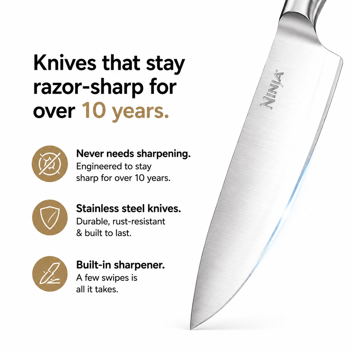 Ninja NeverDull® 12-Piece Premium Knife System