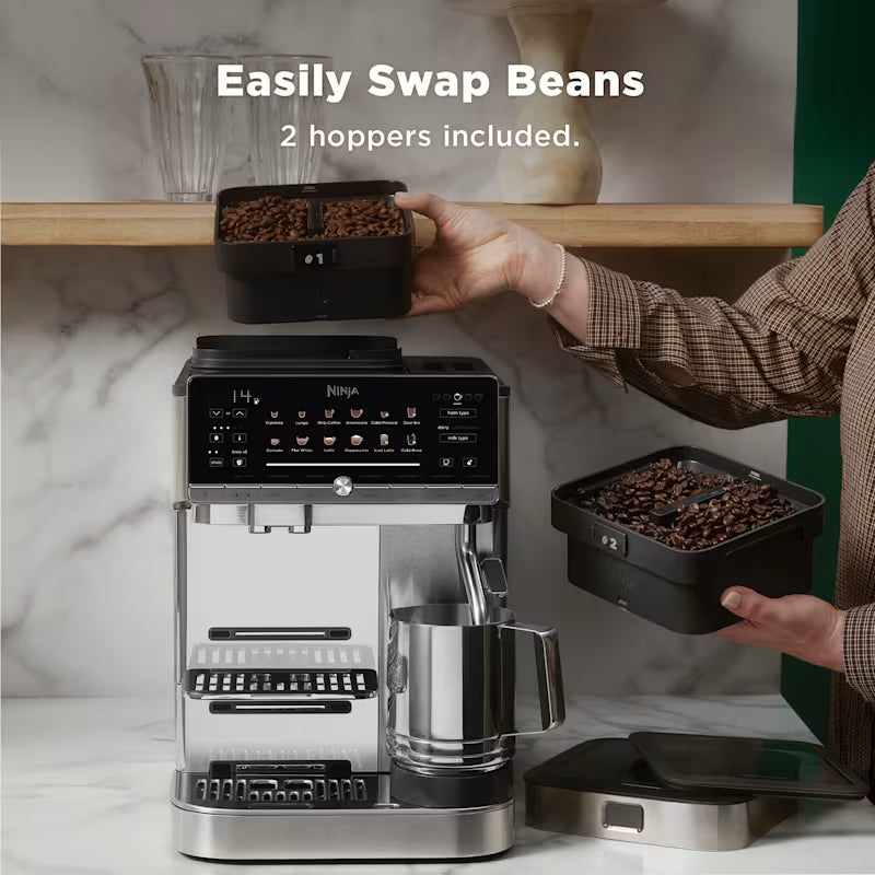 Ninja AutoBarista™ Pro Fully Automatic Stainless Steel Espresso Machine